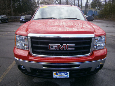 gmc sierra 1500 2009 red work truck gasoline 8 cylinders 4 wheel drive automatic 13502