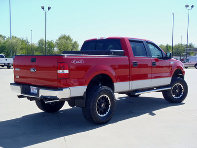 ford f 150 2007 red xlt flex fuel 8 cylinders 4 wheel drive automatic 62708