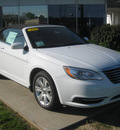 chrysler 200 convertible 2011 white touring flex fuel 6 cylinders front wheel drive 6 speed automatic 62863