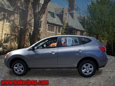 nissan rogue 2009 lt  gray suv s gasoline 4 cylinders all whee drive automatic with overdrive 08844