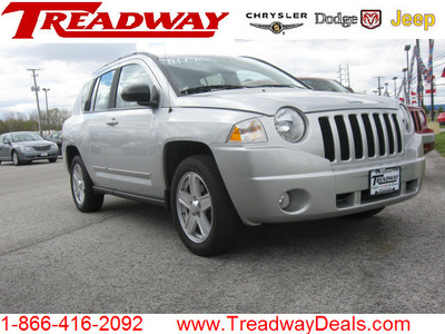 jeep compass 2010 silver suv sport gasoline 4 cylinders 4 wheel drive automatic 45840