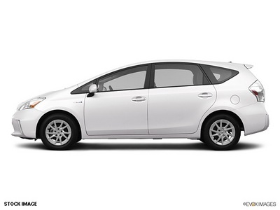 toyota prius v 2012 white wagon hybrid 4 cylinders front wheel drive not specified 34788