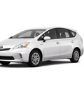 toyota prius v 2012 white wagon hybrid 4 cylinders front wheel drive not specified 34788