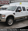 ford f 250 super duty 2010 white king ranch diesel 8 cylinders 4 wheel drive automatic 77388