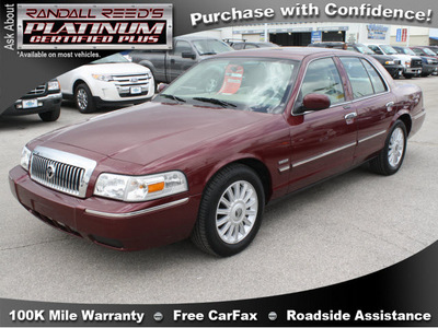 mercury grand marquis 2011 dk  red sedan ls flex fuel 8 cylinders rear wheel drive automatic 77388