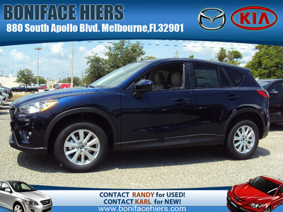 mazda cx 5 2013 blue touring fwd gasoline 4 cylinders front wheel drive automatic 32901