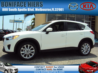 mazda cx 5 2013 white grand touring fwd gasoline 4 cylinders front wheel drive automatic 32901
