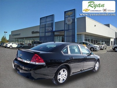 chevrolet impala 2011 black sedan lt leather sunroof flex fuel 6 cylinders front wheel drive 4 speed automatic 55313