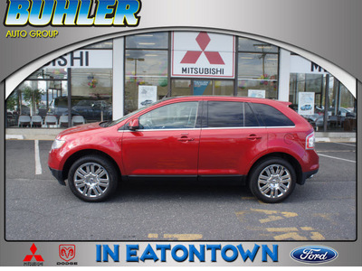 ford edge 2010 red candy suv limited gasoline 6 cylinders all whee drive automatic with overdrive 07724