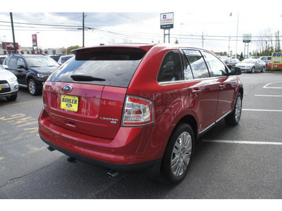 ford edge 2010 red candy suv limited gasoline 6 cylinders all whee drive automatic with overdrive 07724
