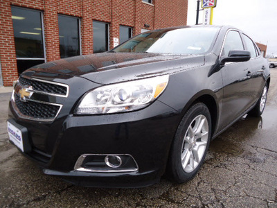 chevrolet malibu 2013 black sedan eco gasoline 4 cylinders front wheel drive automatic 60007