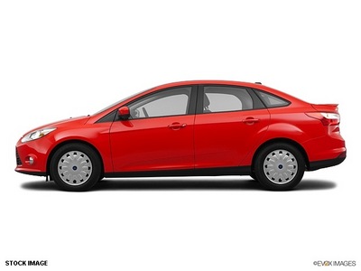 ford focus 2012 red sedan sel flex fuel 4 cylinders front wheel drive 6 speed automatic 77388