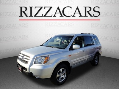 honda pilot 2007 silver suv ex l 4x4 gasoline 6 cylinders 4 wheel drive automatic with overdrive 60546