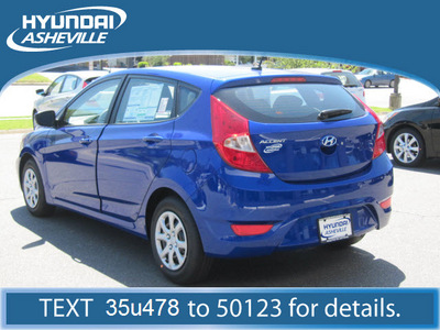 hyundai accent 2012 dk  blue hatchback gs gasoline 4 cylinders front wheel drive automatic 28805