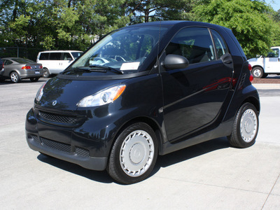 smart fortwo 2009 black coupe gasoline 3 cylinders rear wheel drive automatic 27616