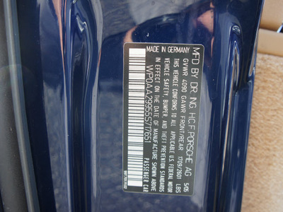 porsche 911 2005 dk  blue coupe carrera gasoline 6 cylinders automatic 33021