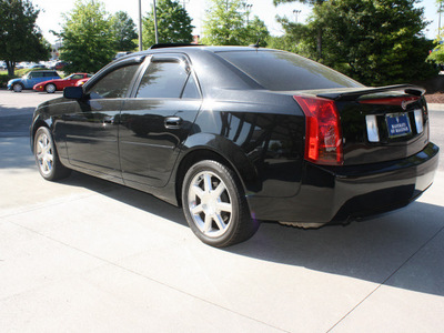 cadillac cts 2005 black sedan gasoline 6 cylinders rear wheel drive automatic 27616