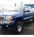 gmc sierra 1500 2004 blue sle gasoline 8 cylinders 4 wheel drive automatic 98632