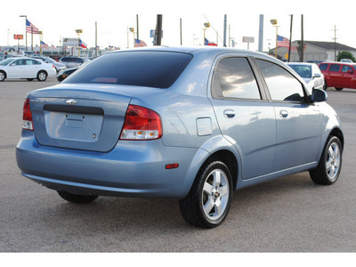 chevrolet aveo 2006 blue sedan ls gasoline 4 cylinders front wheel drive automatic 77037