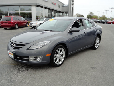 mazda mazda6s 2009 gray sedan gasoline 6 cylinders front wheel drive automatic 60443