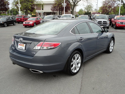 mazda mazda6s 2009 gray sedan gasoline 6 cylinders front wheel drive automatic 60443