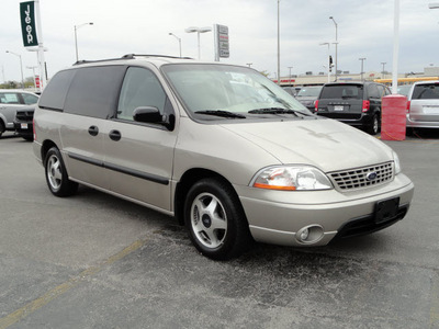 ford windstar 2002 tan van lx gasoline 6 cylinders front wheel drive automatic 60443