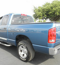 dodge ram pickup 1500 2005 blue pickup truck slt gasoline 8 cylinders rear wheel drive automatic 34474