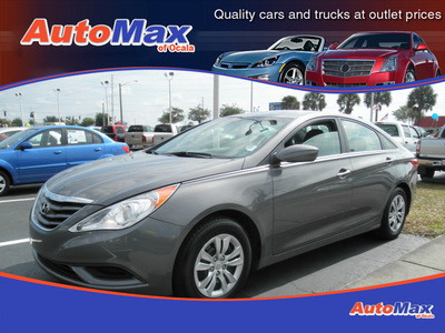 hyundai sonata 2011 gray sedan gls gasoline 4 cylinders front wheel drive automatic 34474