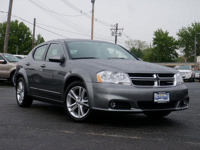 dodge avenger 2011 dk  gray sedan heat flex fuel 6 cylinders front wheel drive shiftable automatic 61832