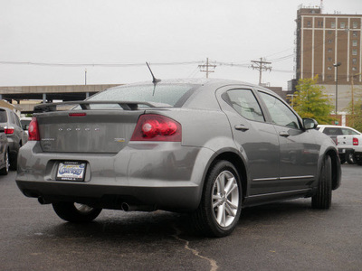 dodge avenger 2011 dk  gray sedan heat flex fuel 6 cylinders front wheel drive shiftable automatic 61832