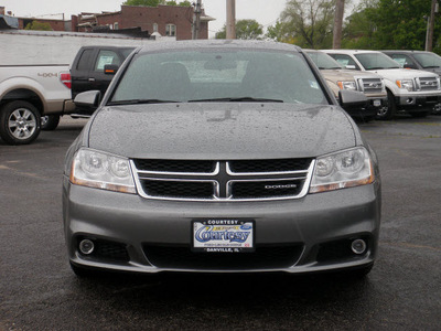 dodge avenger 2011 dk  gray sedan heat flex fuel 6 cylinders front wheel drive shiftable automatic 61832