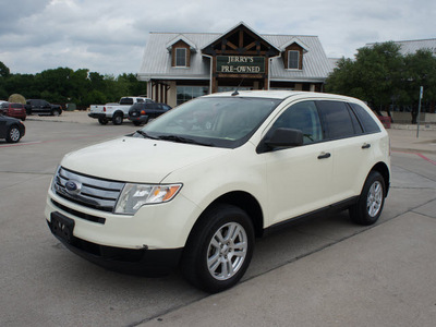 ford edge 2007 white suv gasoline 6 cylinders all whee drive automatic with overdrive 76087