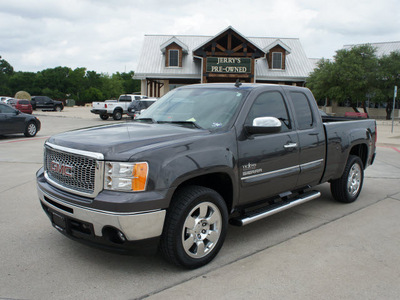 gmc sierra 1500 2010 gray pickup truck sle flex fuel 8 cylinders 2 wheel drive automatic 76087