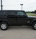 jeep wrangler unlimited 2012 black suv sport gasoline 6 cylinders 4 wheel drive automatic 76087