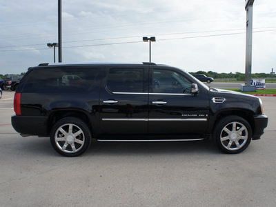 cadillac escalade esv 2008 black suv gasoline 8 cylinders all whee drive automatic 76087