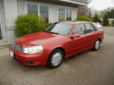 saturn l series 2003 red sedan l200 gasoline 4 cylinders dohc front wheel drive automatic 55016