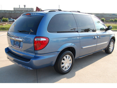 chrysler town and country 2007 blue van touring gasoline 6 cylinders front wheel drive automatic 77065