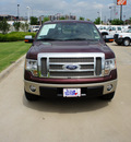 ford f 150 2010 royal red clearcoat king ranch flex fuel 8 cylinders 2 wheel drive automatic 76108