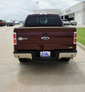 ford f 150 2010 royal red clearcoat king ranch flex fuel 8 cylinders 2 wheel drive automatic 76108