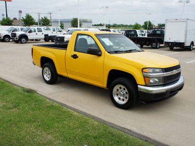 chevrolet colorado 2007 yellow pickup truck work truck gasoline 4 cylinders rear wheel drive automatic 76108