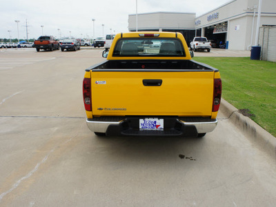 chevrolet colorado 2007 yellow pickup truck work truck gasoline 4 cylinders rear wheel drive automatic 76108