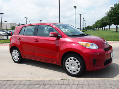 scion xd 2009 red hatchback gasoline 4 cylinders front wheel drive automatic 76018