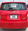 scion xd 2009 red hatchback gasoline 4 cylinders front wheel drive automatic 76018