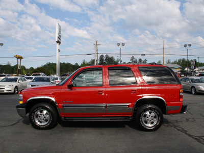 chevrolet tahoe 2001 red suv lt gasoline 8 cylinders 4 wheel drive automatic 27215