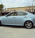 lexus is w sunroof 2009 lt  blue sedan 250 gasoline 6 cylinders rear wheel drive automatic 32901