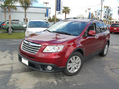 subaru tribeca 2012 red suv 3 6r limited gasoline 6 cylinders all whee drive automatic 94063