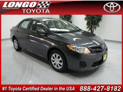 toyota corolla 2012 gray sedan le gasoline 4 cylinders front wheel drive automatic 91731