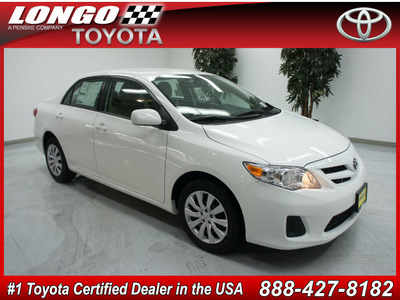 toyota corolla 2012 white sedan le gasoline 4 cylinders front wheel drive automatic 91731
