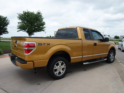 ford f 150 2009 gold stx gasoline 8 cylinders 2 wheel drive automatic with overdrive 76018