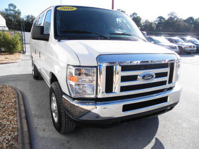 ford econoline wagon 2011 white van e 350 sd xl flex fuel 8 cylinders rear wheel drive automatic 34731